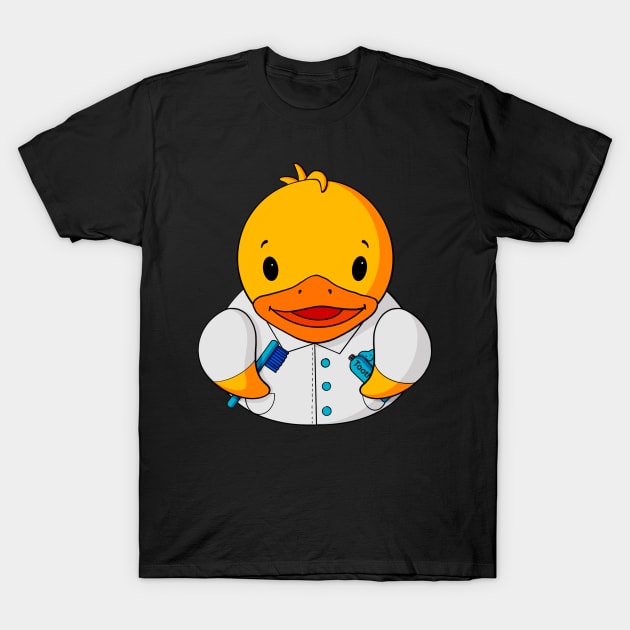 Dentist Rubber Duck T-Shirt by Alisha Ober Designs